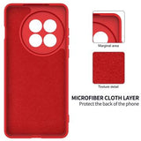 OnePlus Ace 5/5 Pro/13R Flydende silikone cover med håndrem - rød