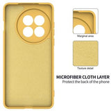 OnePlus Ace 5/5 Pro/13R Flydende silikone cover med håndrem - gul