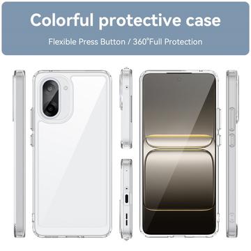 OnePlus Ace 5 Racing/Nord CE5 Anti-Shock Hybrid Cover - Gennemsigtig