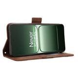 OnePlus Ace 5 Racing/Nord CE5 Kortholder Pung Etui - Brun
