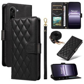 OnePlus Ace 5 Racing/Nord CE5 Luksus Vatteret Pung - Sort