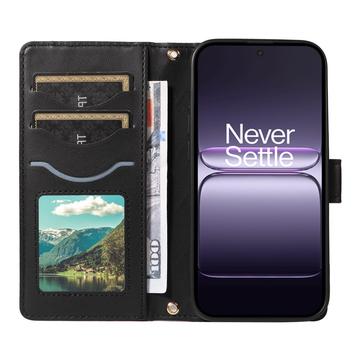 OnePlus Ace 5 Racing/Nord CE5 Luksus Vatteret Pung - Sort