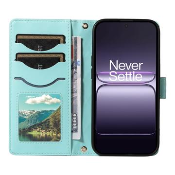 OnePlus Ace 5 Racing/Nord CE5 Luksus Vatteret Pung - Cyan