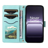 OnePlus Ace 5 Racing/Nord CE5 Luksus Vatteret Pung - Cyan