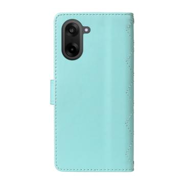 OnePlus Ace 5 Racing/Nord CE5 Luksus Vatteret Pung - Cyan