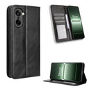 OnePlus Ace 5 Racing/Nord CE5 Retro Pung Taske med Magnetisk Lukning - Sort