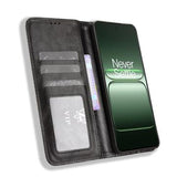 OnePlus Ace 5 Racing/Nord CE5 Retro Pung Taske med Magnetisk Lukning - Sort