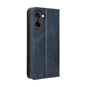 OnePlus Ace 5 Racing/Nord CE5 Retro Pung Taske med Magnetisk Lukning - Blå