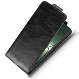 OnePlus Ace 5 Racing/Nord CE5 lodret flip-etui med stativ - sort