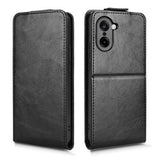 OnePlus Ace 5 Racing/Nord CE5 lodret flip-etui med stativ - sort