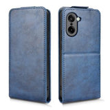OnePlus Ace 5 Racing/Nord CE5 lodret flip-etui med stativ - mørkeblå