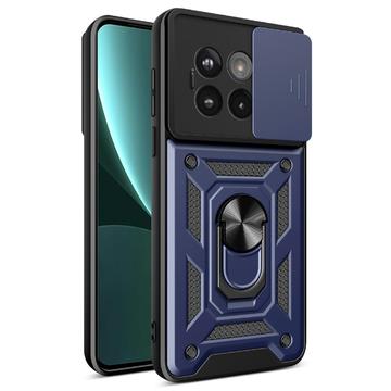 OnePlus Ace 5/5 Pro/13R Roterende Ring Hybrid Cover med Kameraskjold - Blå