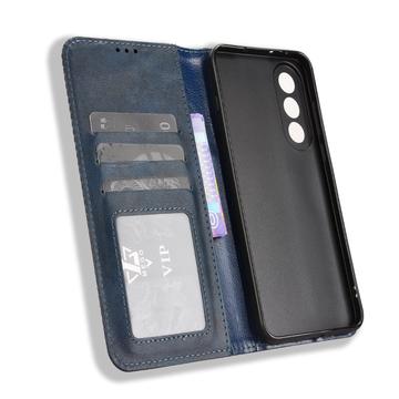 OnePlus Ace 5 Ultra/Nord 5 Retro Pung Taske med Magnetisk Lukning - Blå