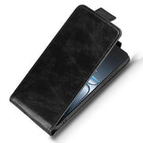 OnePlus Ace 5 Ultra/Nord 5 lodret flip-etui med stativ - sort