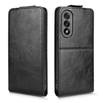 OnePlus Ace 5 Ultra/Nord 5 lodret flip-etui med stativ - sort