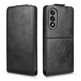 OnePlus Ace 5 Ultra/Nord 5 lodret flip-etui med stativ - sort