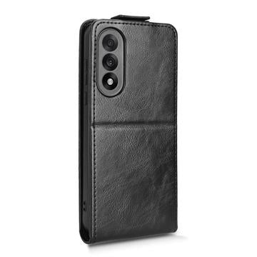 OnePlus Ace 5 Ultra/Nord 5 lodret flip-etui med stativ - sort