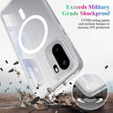 OnePlus Ace 6/Ace 6T/15R Hybrid Cover - MagSafe Kompatibel - Gennemsigtig