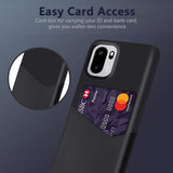 OnePlus Ace 6 KSQ Cover med Kortholder - Sort