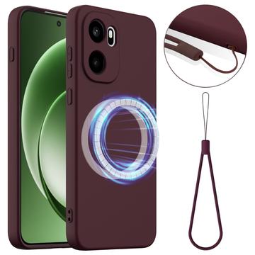 OnePlus Ace 6/Ace 6T/15R Liquid Silikone Cover - MagSafe Kompatibel - Vinrød