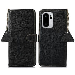 OnePlus Ace 6/6T/15R Pung læder cover med RFID - sort