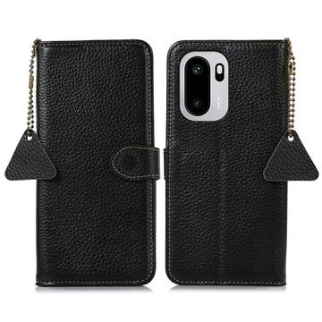 OnePlus Ace 6/6T/15R Pung læder cover med RFID - sort