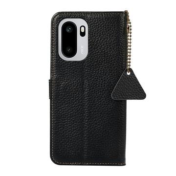 OnePlus Ace 6/6T/15R Pung læder cover med RFID - sort