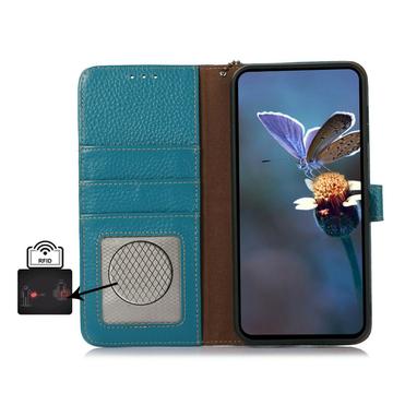 OnePlus Ace 6/6T/15R Pung læder cover med RFID - blå