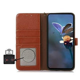 OnePlus Ace 6/6T/15R Pung læder cover med RFID - Brun