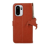 OnePlus Ace 6/6T/15R Pung læder cover med RFID - Brun