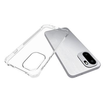 OnePlus Ace 6/6T/15R Stødsikkert Silikone Cover - Gennemsigtig