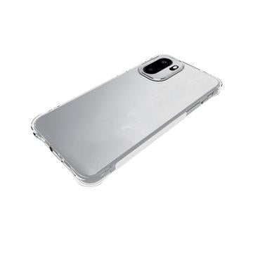 OnePlus Ace 6/6T/15R Stødsikkert Silikone Cover - Gennemsigtig
