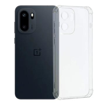 OnePlus Ace 6 Ultra Stødsikkert Silikone Cover - Gennemsigtig