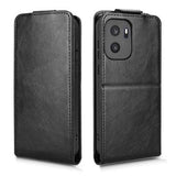 OnePlus Ace 6 Ultra lodret flip-etui med stativ - sort
