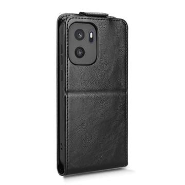OnePlus Ace 6 Ultra lodret flip-etui med stativ - sort