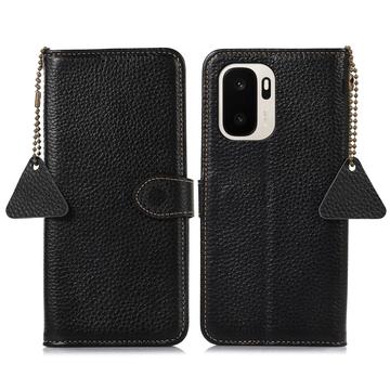 OnePlus Ace 6 Ultra Pung læder cover med RFID - sort