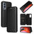 OnePlus Nord 2 5G Flip Cover - Karbonfiber - Sort