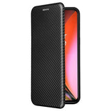 OnePlus Nord 2 5G Flip Cover - Karbonfiber - Sort