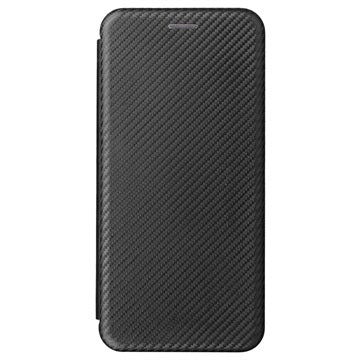 OnePlus Nord 2T Flip Cover - Karbonfiber - Sort