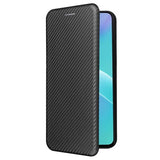 OnePlus Nord 2T Flip Cover - Karbonfiber - Sort