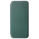 OnePlus Nord 2T Flip Cover - Karbonfiber - Grøn