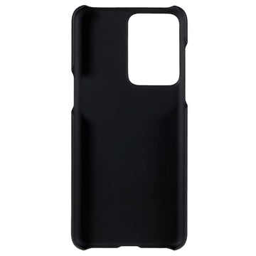OnePlus Nord 2T Gummibelagt Plastik Cover - Sort