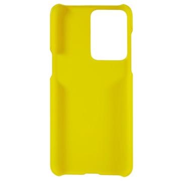 OnePlus Nord 2T Gummibelagt Plastik Cover - Gul