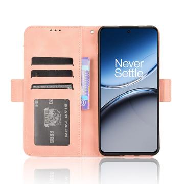 OnePlus Nord 4 Pung Cover med Kortholder - Pink
