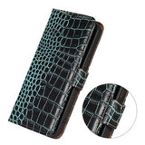 OnePlus Nord 4 Crocodile Series Læderpung med RFID - Grøn