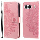 OnePlus Nord 4 Mandala Serie Pung Etui - Rødguld