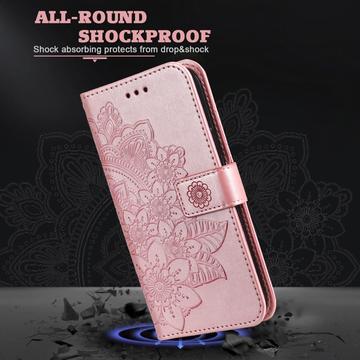 OnePlus Nord 4 Mandala Serie Pung Etui - Rødguld