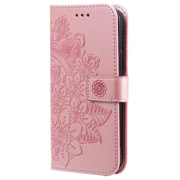 OnePlus Nord 4 Mandala Serie Pung Etui - Rødguld