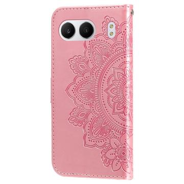 OnePlus Nord 4 Mandala Serie Pung Etui - Rødguld