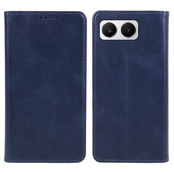 OnePlus Nord 4 tegnebogsetui med magnetisk lukning - kalvetekstur - blå